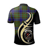 Clan Adam Tartan Polo Shirt - Believe In Me Style MC85 Adam Tartan Tartan Polo